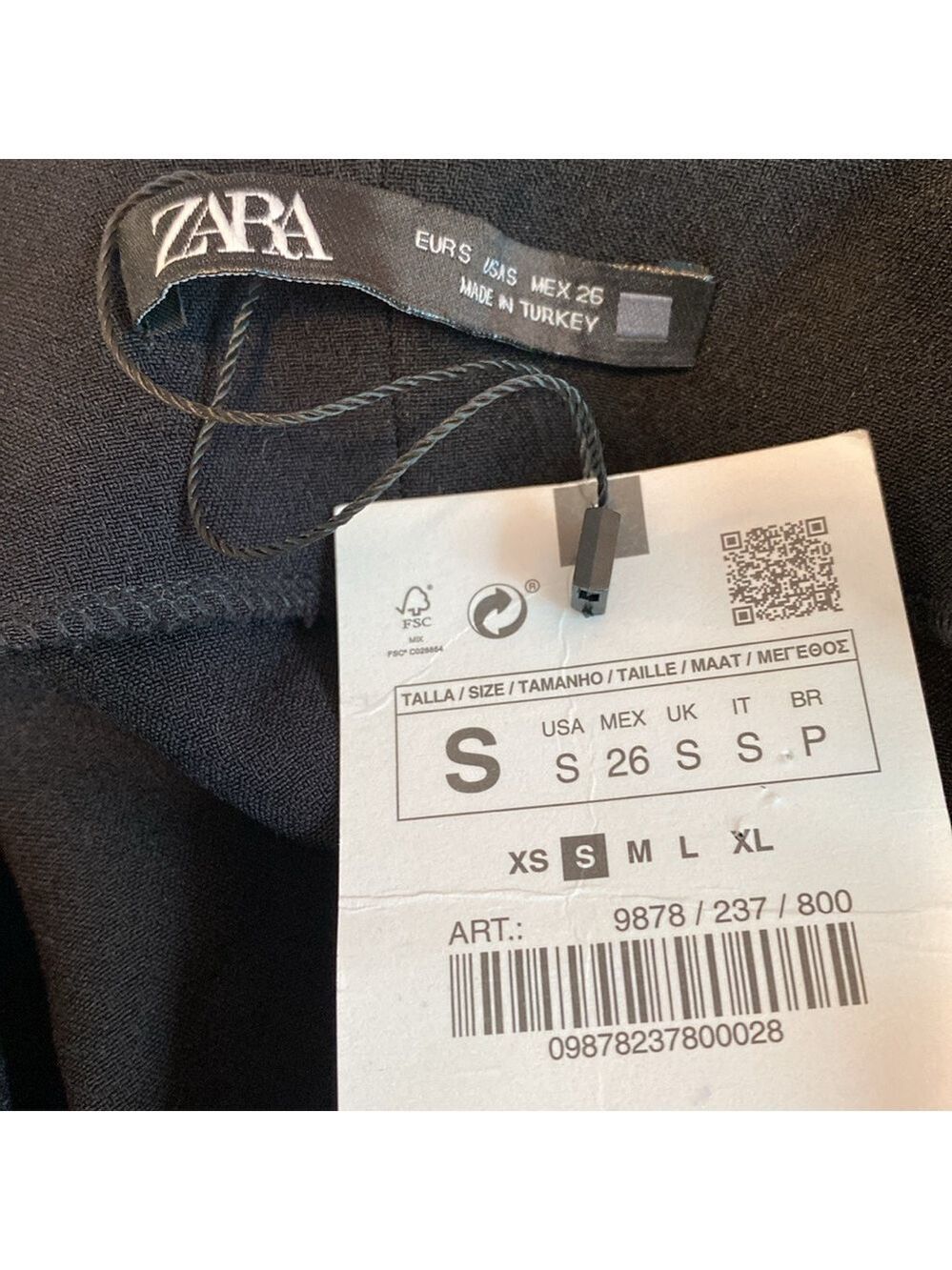 NWT Zara Square Neck Midi Dress, Size S - Picture 13 of 15